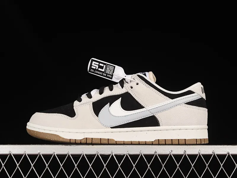 All categories Nk SB Dunk series Nk SB Dunk Low low-top sneakers Nk SB Dunk Low "85" gray and white double hook SB low-top sports and leisure sneakers DD9457-102